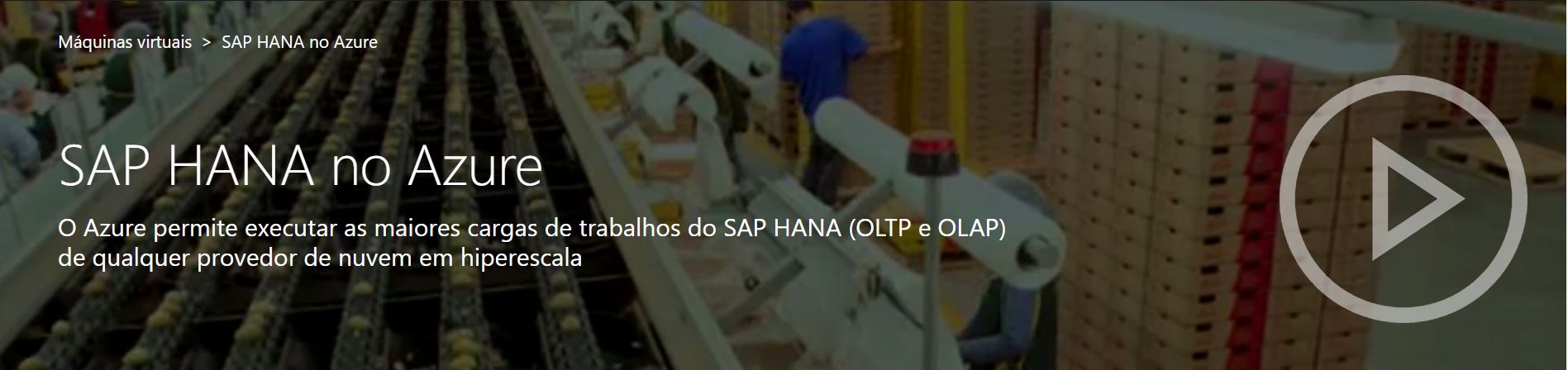 SAP HANA no Azure 