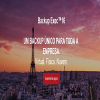 Backup Exec™16 Um Backup único para toda a empresa. Ambientes: Virtual, Físico e Nuvem.