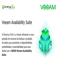 A Dominus Tech® disponibiliza através da Veeam®, notícias recentes e atualizadas. Fique por dentro de Financiamento, Produtos e muito mais.