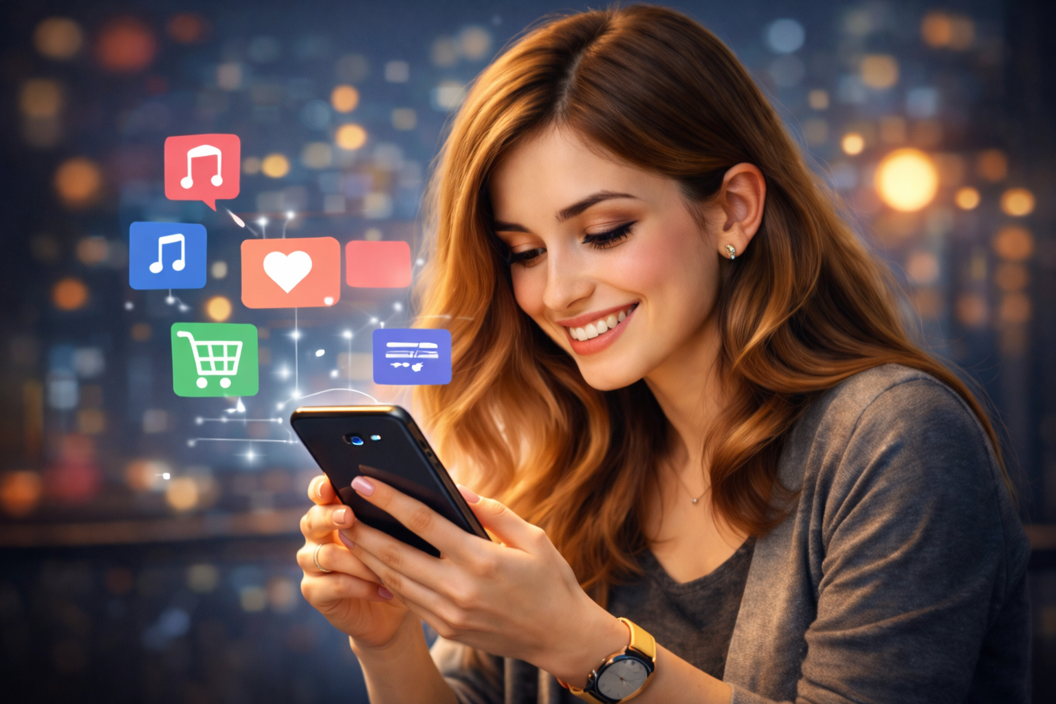 Inteligência artificial no dia a dia personalizando conteúdos em aplicativos de smartphone