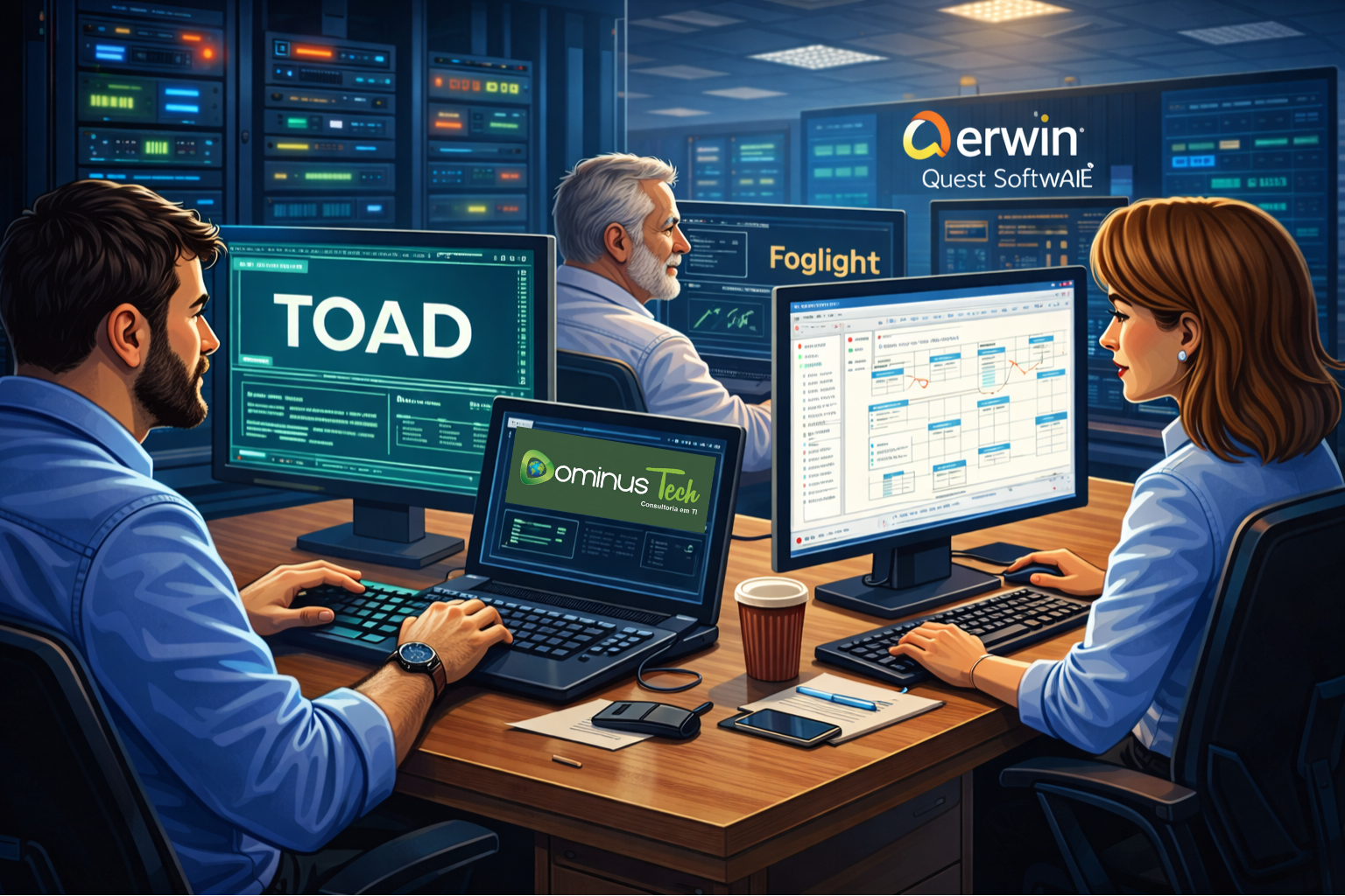 Revenda Quest Software Brasil para gestão de dados e administração de banco de dados corporativo