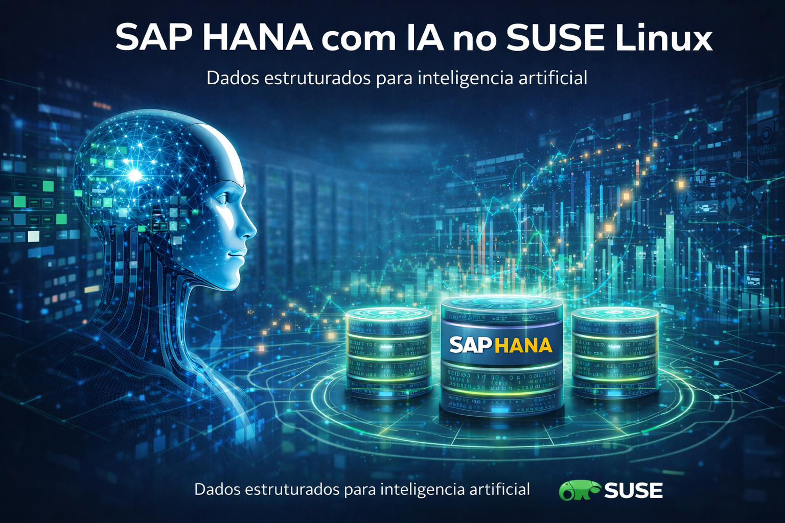 Inteligência artificial processando dados em ambiente SAP HANA no Linux 