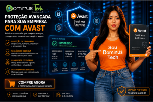 Dominus Tech apresenta solução Avast antivírus empresarial com proteção avançada para segurança digital corporativa