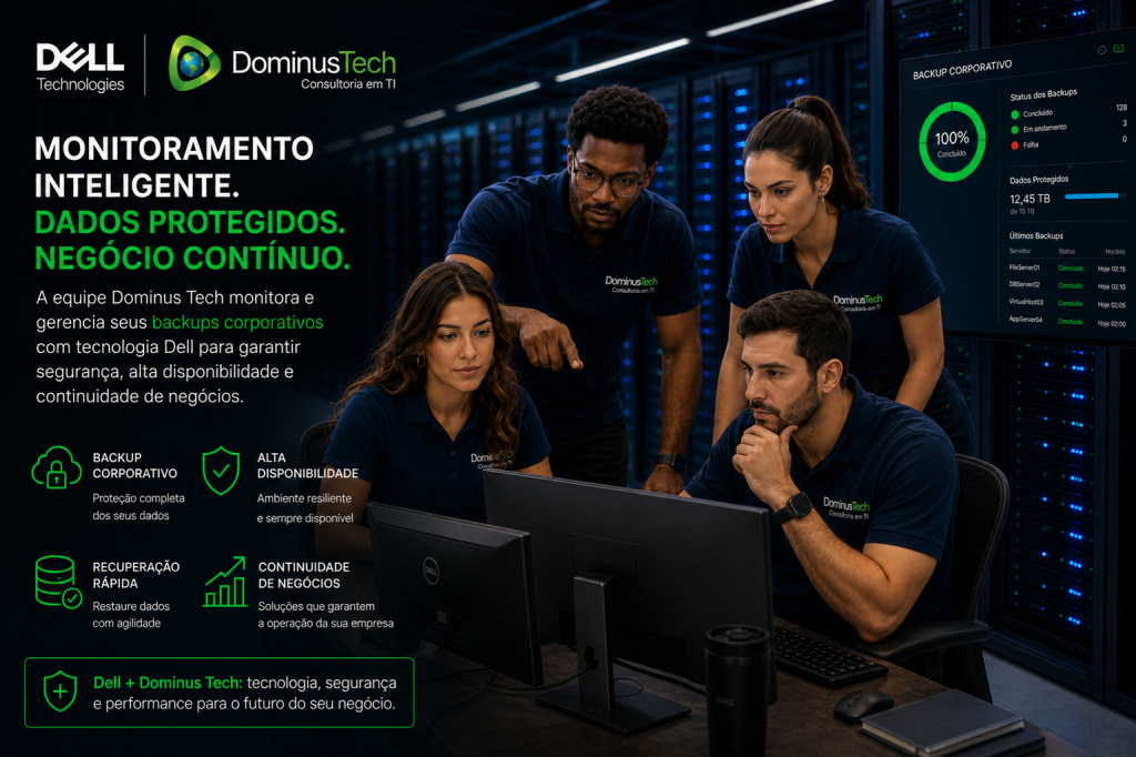 Dell Technologies Backup Corporativo e Infraestrutura