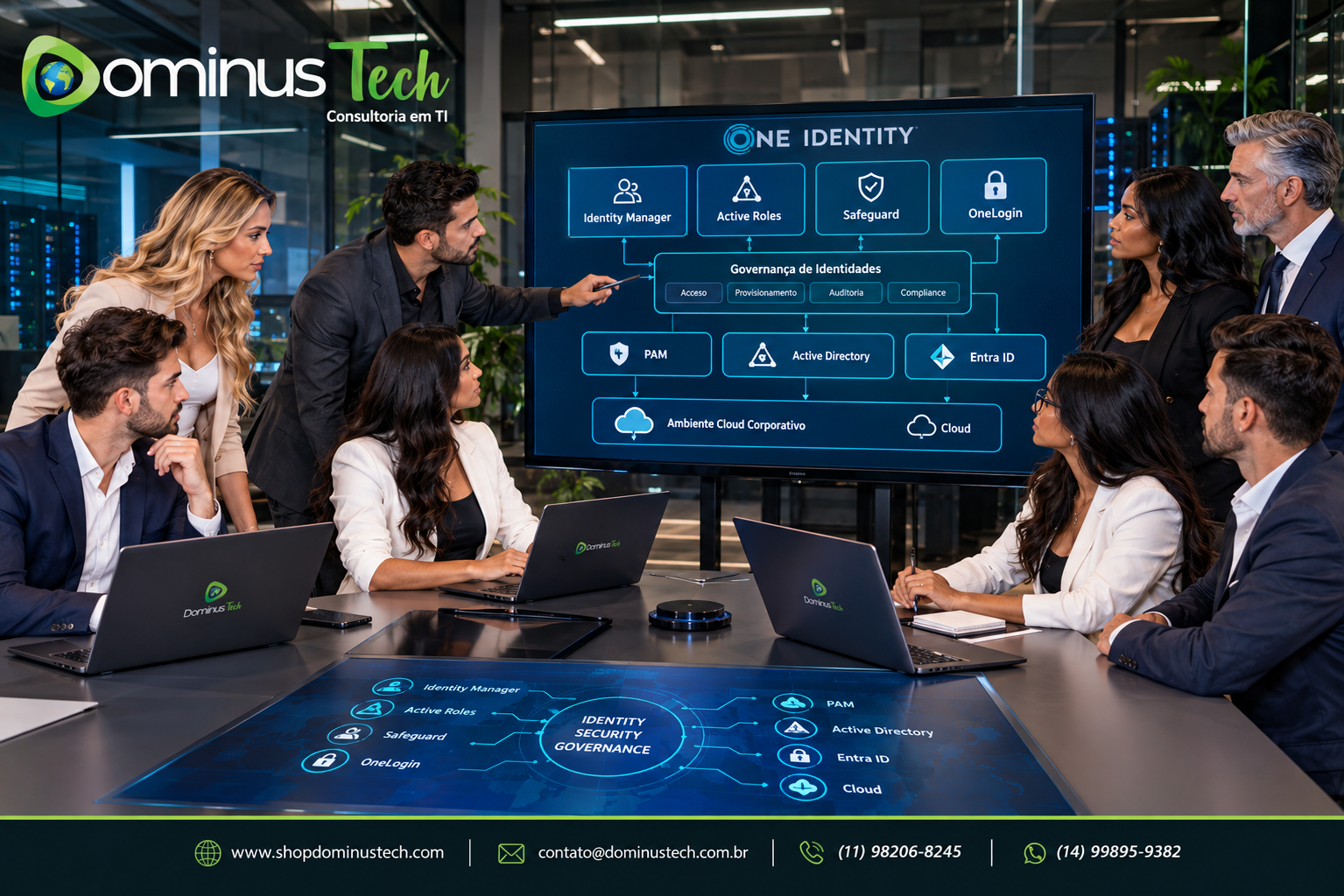 Licenças One Identity para empresas com Identity Manager, Active Roles, Safeguard e OneLogin