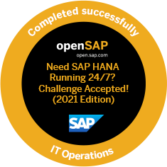 Badge Open SAP - SAP Hana